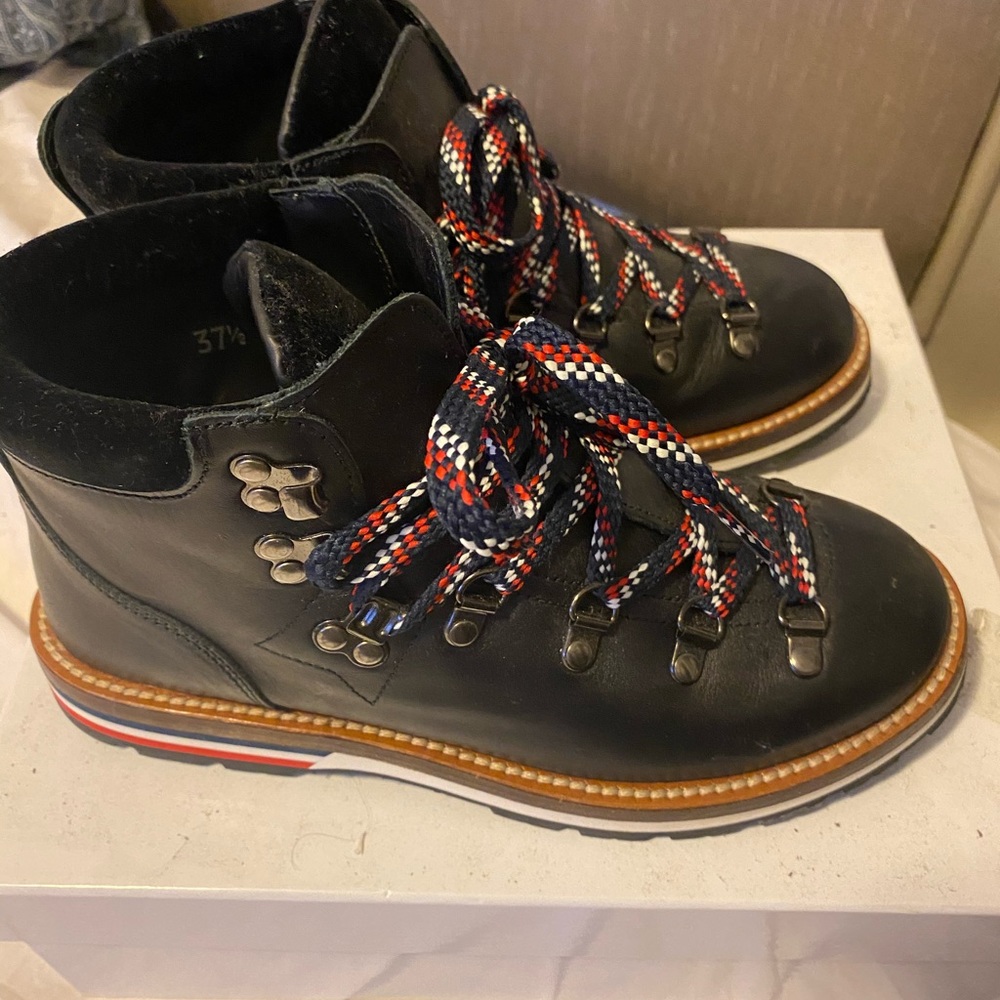 Moncler winter boots.